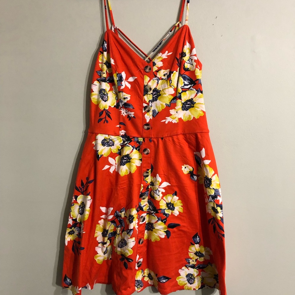 Open back dress